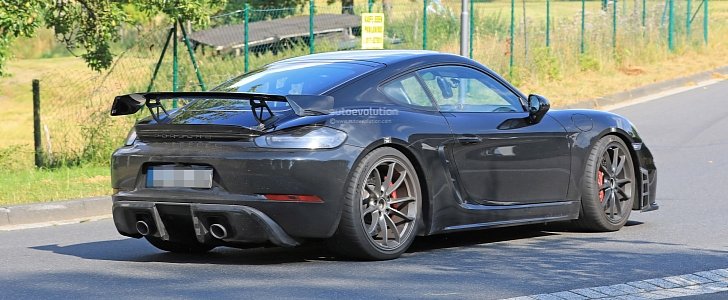 2019 Porsche 718 Cayman GT4 Spotted in Traffic