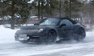2019 Porsche 911 Cabrio 992 Prototype Spied For The First Time