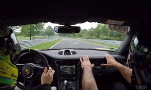 2019 Porsche 911 GT3 RS Taxi Attacks Nurburgring, Works Driver Kevin Estre In