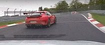 2019 Porsche 911 GT3 RS Hits Nurburgring, Rain Causes Trouble