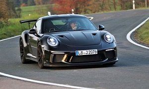 2019 Porsche 911 GT3 RS Shows Up at Nurburgring, 4.2-liter Engine Rumors Grow