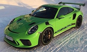 2019 Porsche 911 GT3 RS Sounds Amazing in Live Drifting Video with Walter Rohrl