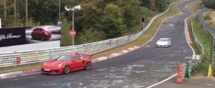 2019 Porsche 911 GT3 RS vs. Old GT3 RS Nurburgring Chase