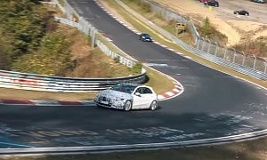 2019 Porsche 911 Hunts Down 2020 Mercedes-AMG A45 in Nurburgring Testing