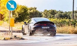 2019 Porsche 911 Spotted in Traffic, Gets Closer to Production