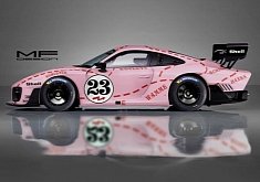 2019 Porsche 935 Pink Pig Rendered As the Forbidden Livery