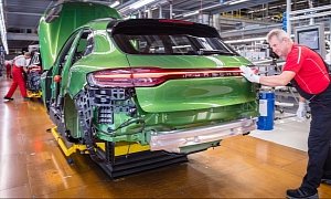 2019 Porsche Macan Facelift Enters Production at Leipzig Plant in Germany