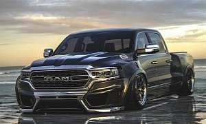 2019 Ram 1500 Makes a Cool Low-Riding Abomination... Rendering