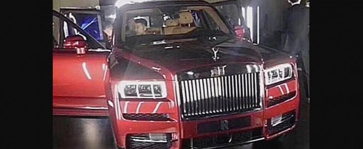 2019 Rolls-Royce Cullinan leaked photo