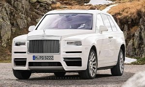 2019 Rolls-Royce Cullinan Rendered Based on Spyshots, Looks Spot On