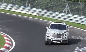 2019 Rolls-Royce SUV Spied Leaning on Nurburgring, Won't Be Called Cullinan