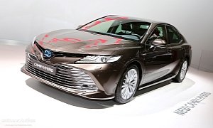 2019 Toyota Camry Shows Up In Paris With Hybrid Powertrain