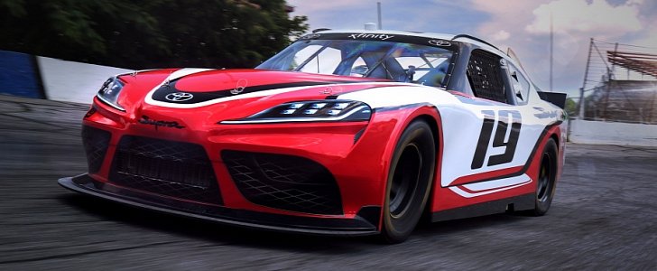 2019 Toyota Supra NASCAR Xfinity Series racing car