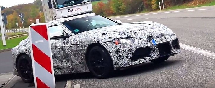 2019 Toyota Supra Sounds Angry in Nurburgring Spy Video