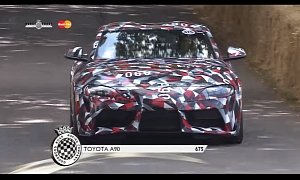 2019 Toyota Supra Sounds Good, Looks Slow At the Goodwood Festival of Speed