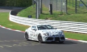 2019 Toyota Supra Spied Blitzing the Nurburgring, Could Get New Name