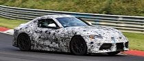 2019 Toyota Supra Spied on Nurburgring, Almost Ready for Production