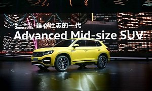 2019 Volkswagen Advanced Mid-Size SUV Debuts In China, Targets “The Elites”