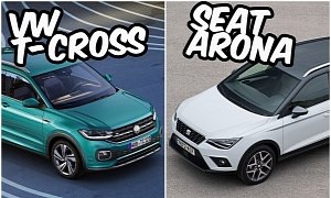 2019 VW T-Cross vs. SEAT Arona Photo Comparison