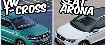 2019 VW T-Cross vs. SEAT Arona Photo Comparison