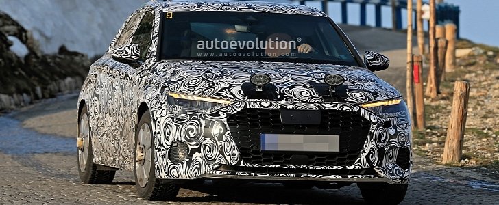 2020 Audi A3 Hatchback Spied Testing in the Alps, Looks Sporty