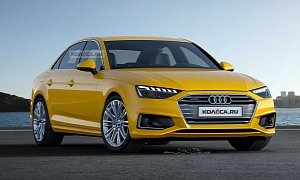 2020 Audi A4 Facelift Rendering Is as Subtle as the Real Thing