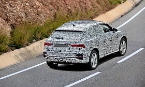 2020 Audi Q4 Spied, Camouflage Hides Q8 Design Influences