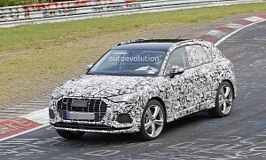 2020 Audi RS Q3 Spied at the 'Ring, Looks Like a Baby Q8