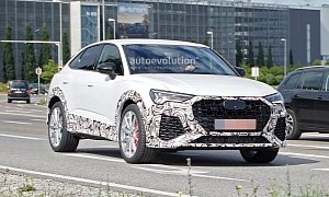 2020 Audi RS Q3 Sportback Spied With Less Camo, Looks Hardcore