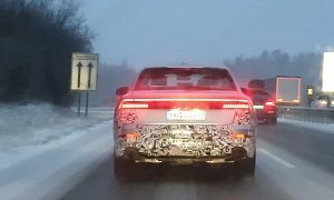 2020 Audi RS7 and SQ8 Spied Driving in Snow Near Ingolstadt