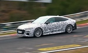 2020 Audi RS7 Sportback Spied at the Nurburgring, Sounds Just Like the Old One