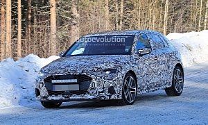 2020 Audi S3 Spied Winter Testing as Hybrid Rumors Persist