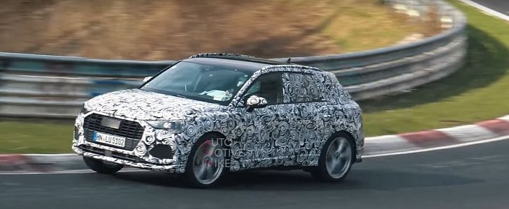 2020 Audi SQ3 Prototype Is Powered by RS-Like 2.5 TFSI on the Nurburgring