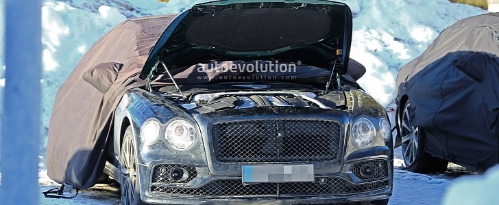 2020 Bentley Flying Spur Drops Camo, Shows Production Lights