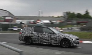 2020 BMW 3 Series Touring Looks More Fun Than Octavia RS at the Nurburgring