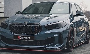 2020 BMW M135i Gets First Tuning Parts from Maxton Design