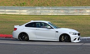 2020 BMW M2 CS Spotted on Nurburgring, Shows New Rear Spoiler
