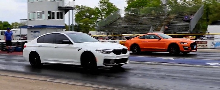 2020 BMW M5 Competition vs. 2021 Ford Mustang Shelby GT500 on Race Your Ride