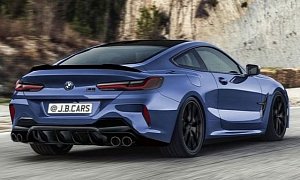 2020 BMW M8 Coupe Rendered, Looks Muscular