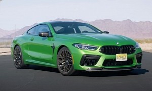 2020 BMW M8 Coupe Worth $175K Gets Rated, the Results Are Slightly Above Average