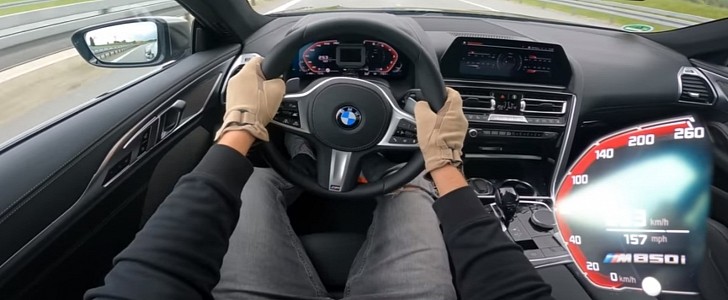 2020 BMW M850i xDrive Coupe (G15) top speed run 