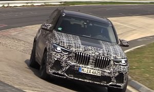 2020 BMW X5 M Spied at the Nurburgring, Puts M Suspension and xDrive to the Test