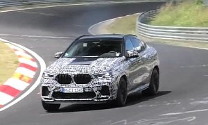 2020 BMW X6 M Spied at the Nurburgring, Sounds Angry