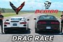 2020 C8 Corvette Drag Races Dodge Demon, Decimation Follows