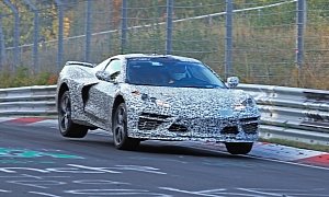 2020 Chevrolet Corvette Spied Testing with C7 at Nurburgring
