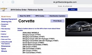 2020 Corvette Gains New Model Codes