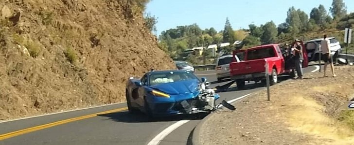 2020 Corvette Has First Crash In The Mountains