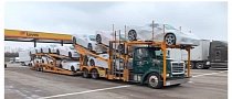 2020 Corvette Transport Trucks Leave Bowling Green, First Deliveries Incoming