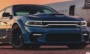 2020 Dodge Charger Hellcat Widebody Gets Full-Width Front Lights, Looks Amazing