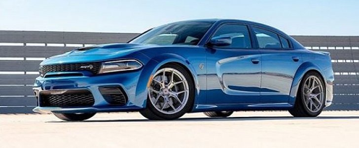 2020 Dodge Charger Hellcat Widebody Rides on Vossen Wheels: render